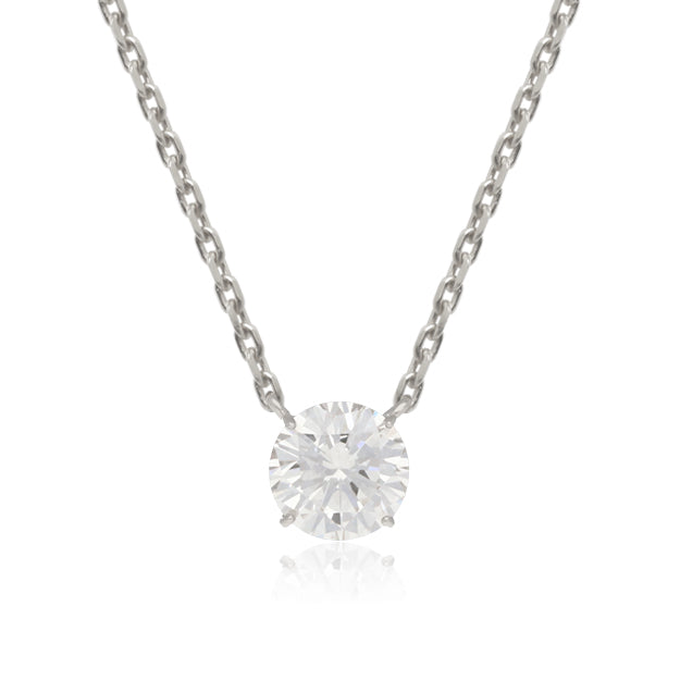 K18/Pt「0.4ctルピナス」ネックレス