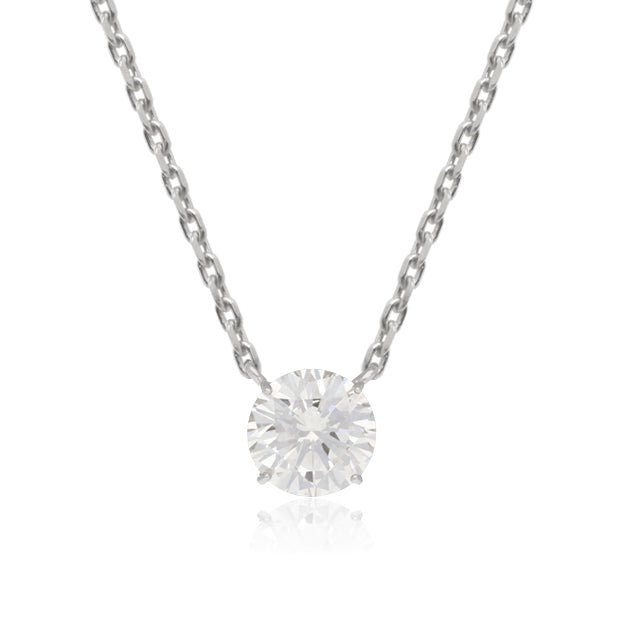 K18/Pt「0.4ctルピナス」ネックレス