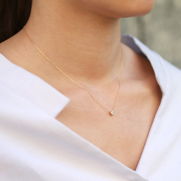 K18/Pt「0.15ctネオメゾ」ネックレス