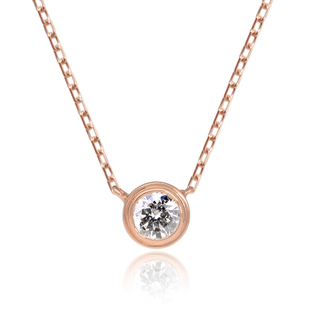 K18/Pt「0.15ctネオメゾ」ネックレス