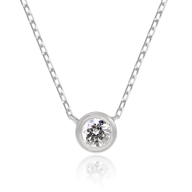 K18/Pt「0.15ctネオメゾ」ネックレス