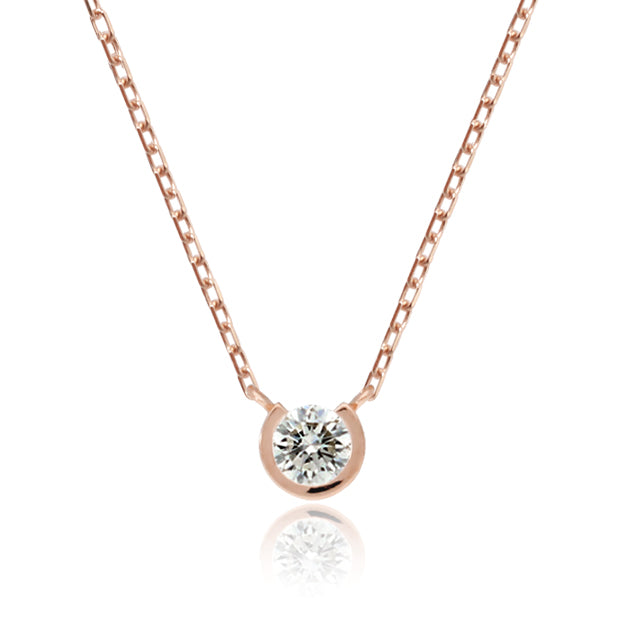 K18/Pt「0.1ctオルフェ」ネックレス