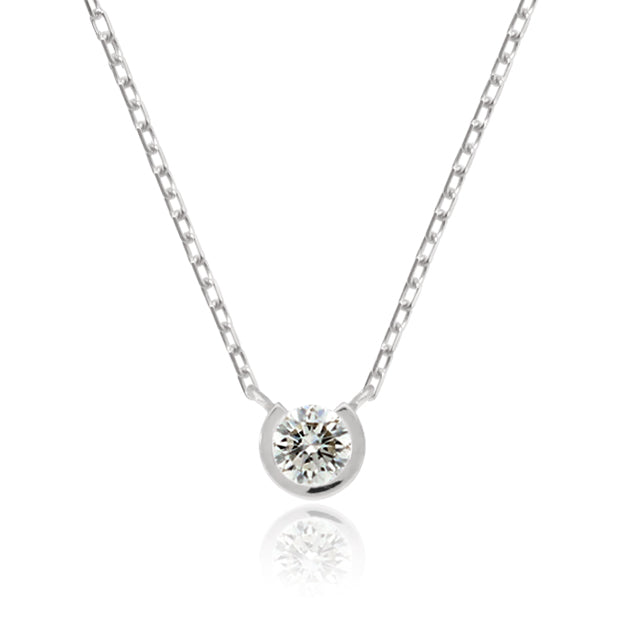 K18/Pt「0.1ctオルフェ」ネックレス