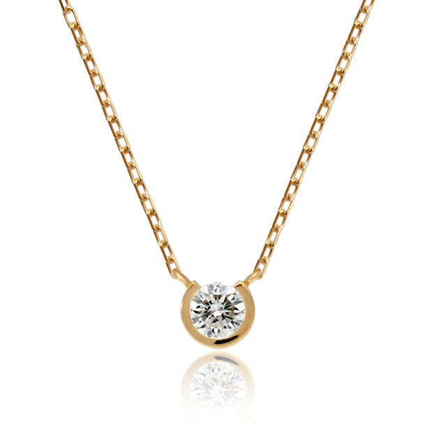 K18/Pt「0.1ctオルフェ」ネックレス