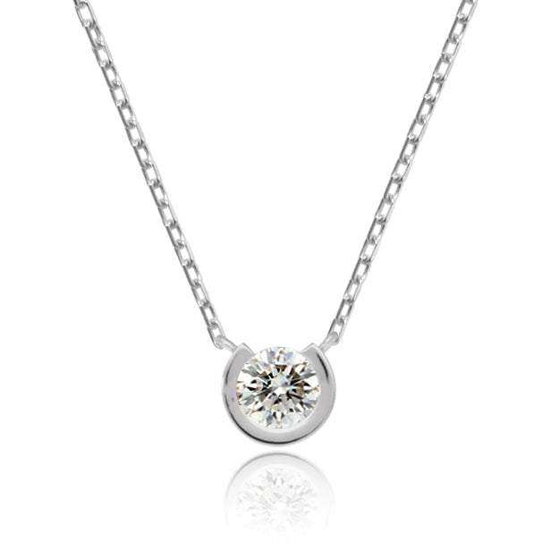 K18/Pt「0.2ctオルフェ」ネックレス