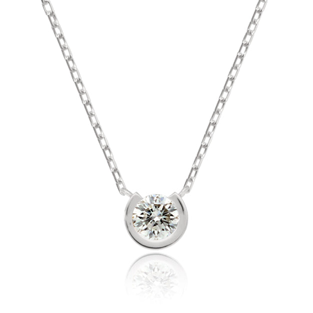 K18/Pt「0.2ctオルフェ」ネックレス
