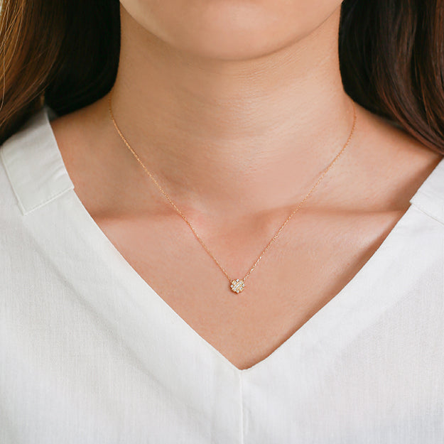 K18/Pt「ランジア」ネックレス