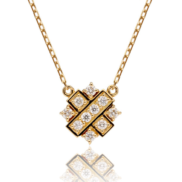 K18/Pt「ランジア」ネックレス