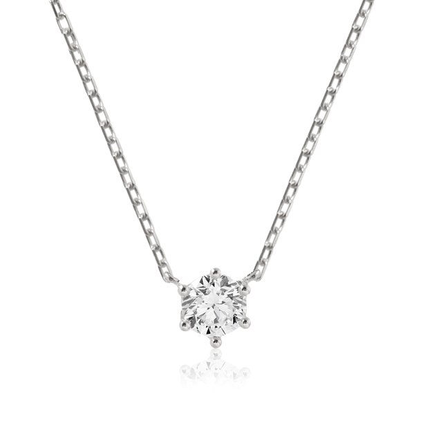 K18/Pt「0.1ctサラ」ネックレス