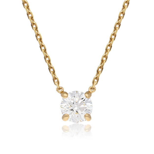 K18/Pt「0.4ctサーシャ」ネックレス