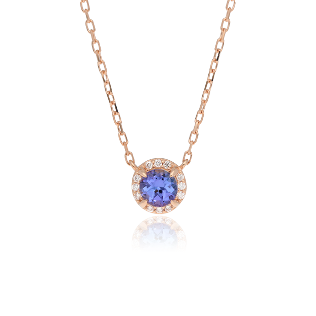 K18/Pt「タンザナイト ロミー」ネックレス