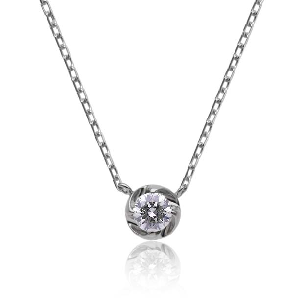 K18/Pt「0.15ctラウラ」ネックレス