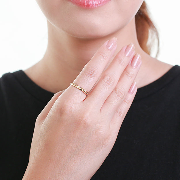 K18/Pt「ボルキエ」リング