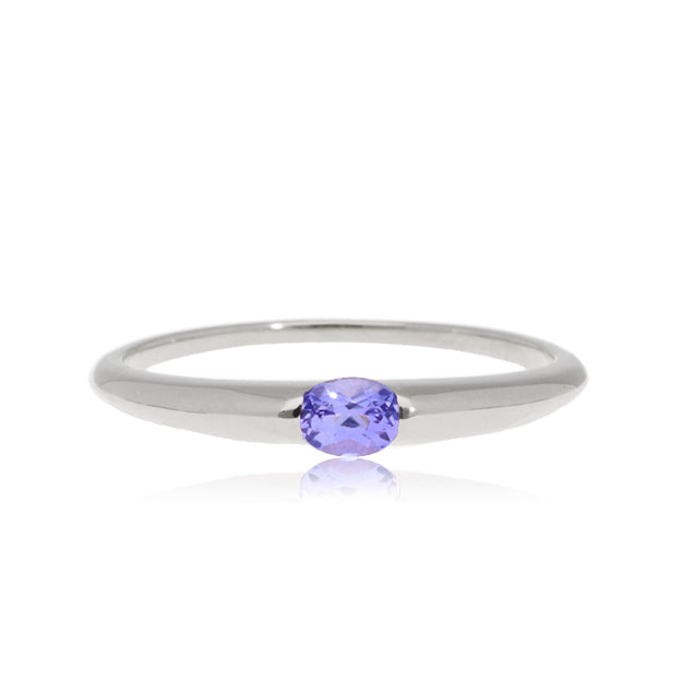 K18/Pt「タンザナイト ドロシー」リング