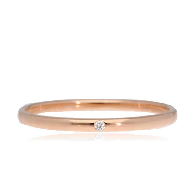 K18/Pt「ジョイ」リング - ピンクゴールド