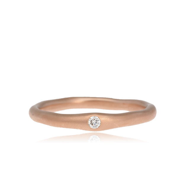 K18/Pt「ラーマ ピンキー」リング