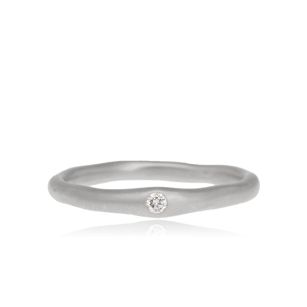 K18/Pt「ラーマ ピンキー」リング