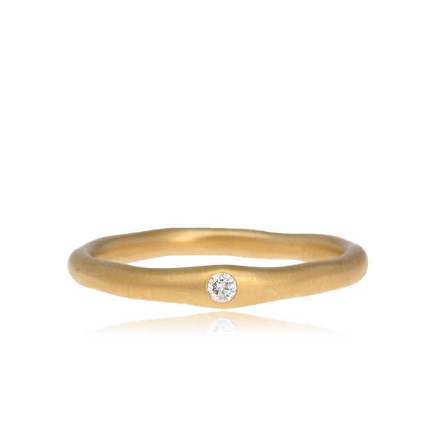 K18/Pt「ラーマ ピンキー」リング