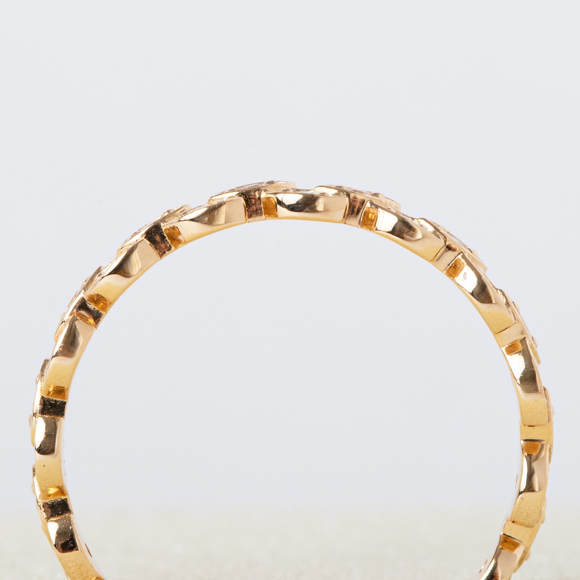 K18/Pt 「エテル フィーユ」リング