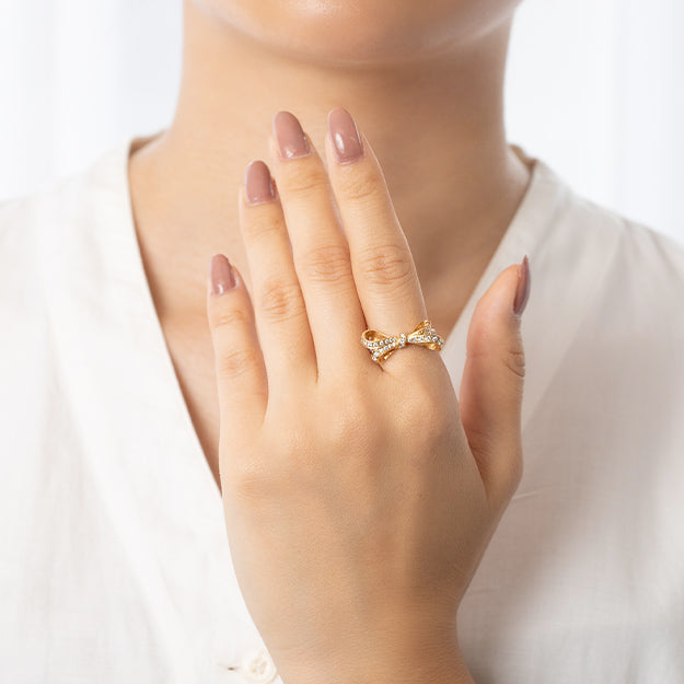 K18/Pt「レガトゥーラ」リング