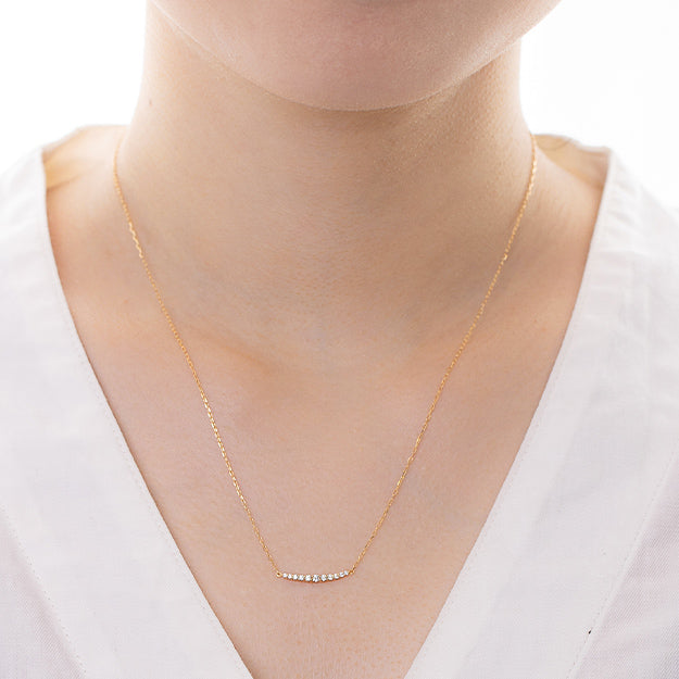 K18/Pt「リリベットミニ」ネックレス