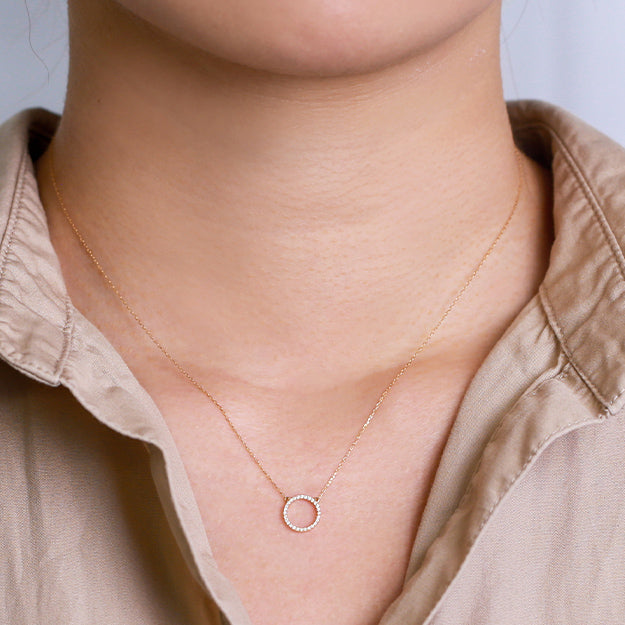 K18/Pt「オデット」ネックレス