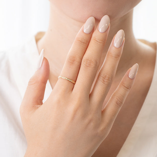 K18/Pt「スタンツァ」リング