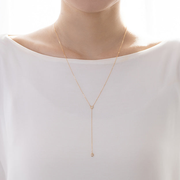 K18/Pt「ラペーラ」ネックレス