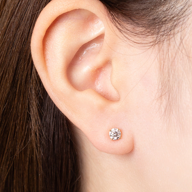 K18/Pt「0.6ctサブリナ」ピアス
