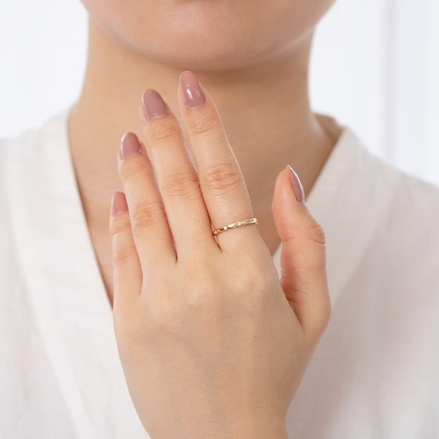 K18/Pt「エゼル」リング