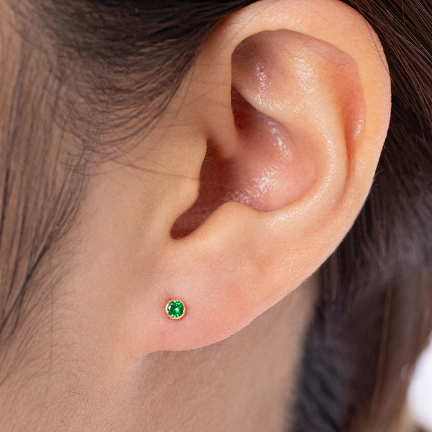 K18/Pt「ジョイフルカラー」ピアス(片耳用)