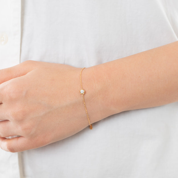 K18/Pt「0.15ctラウラ」ブレスレット