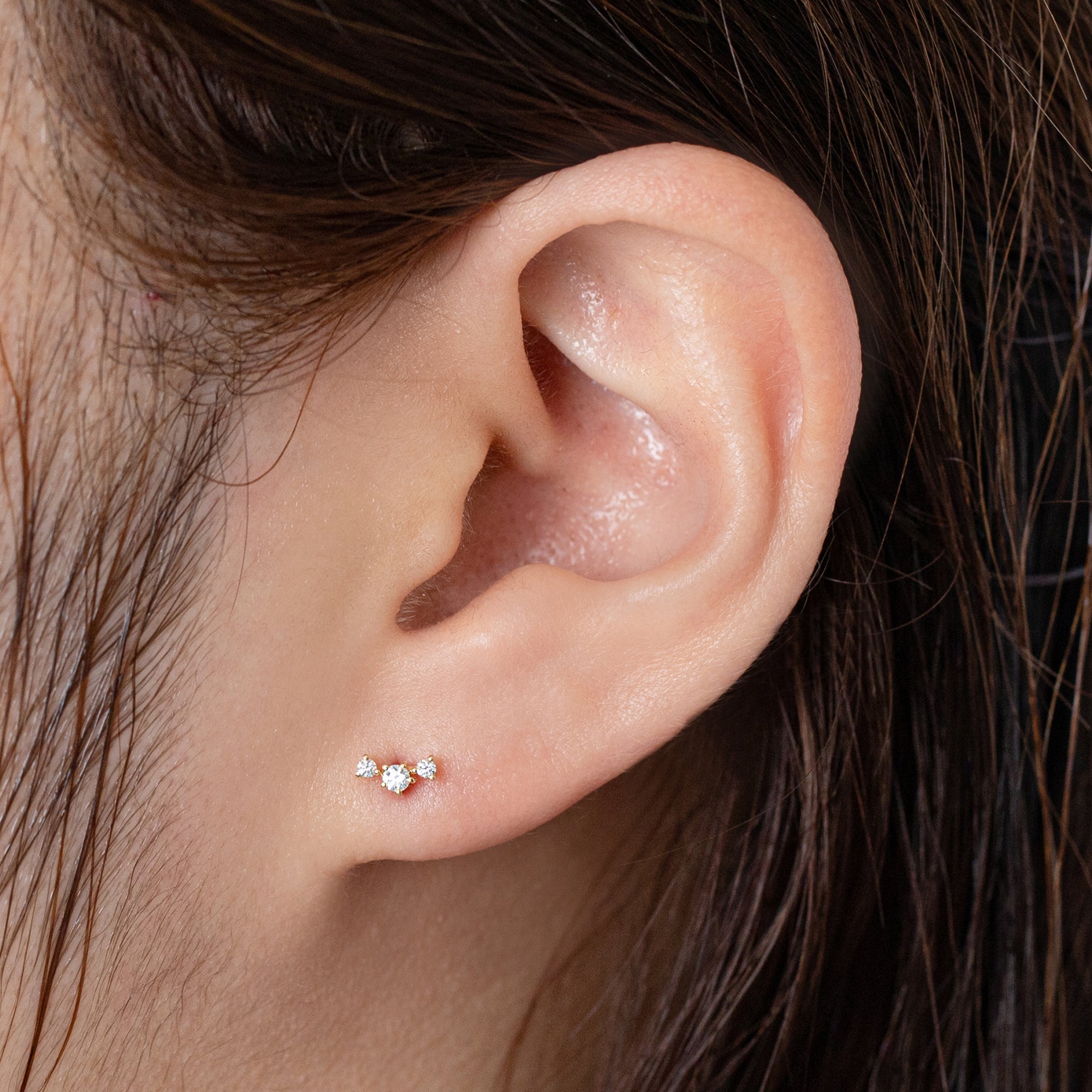 K18/Pt「リオッタ」ピアス