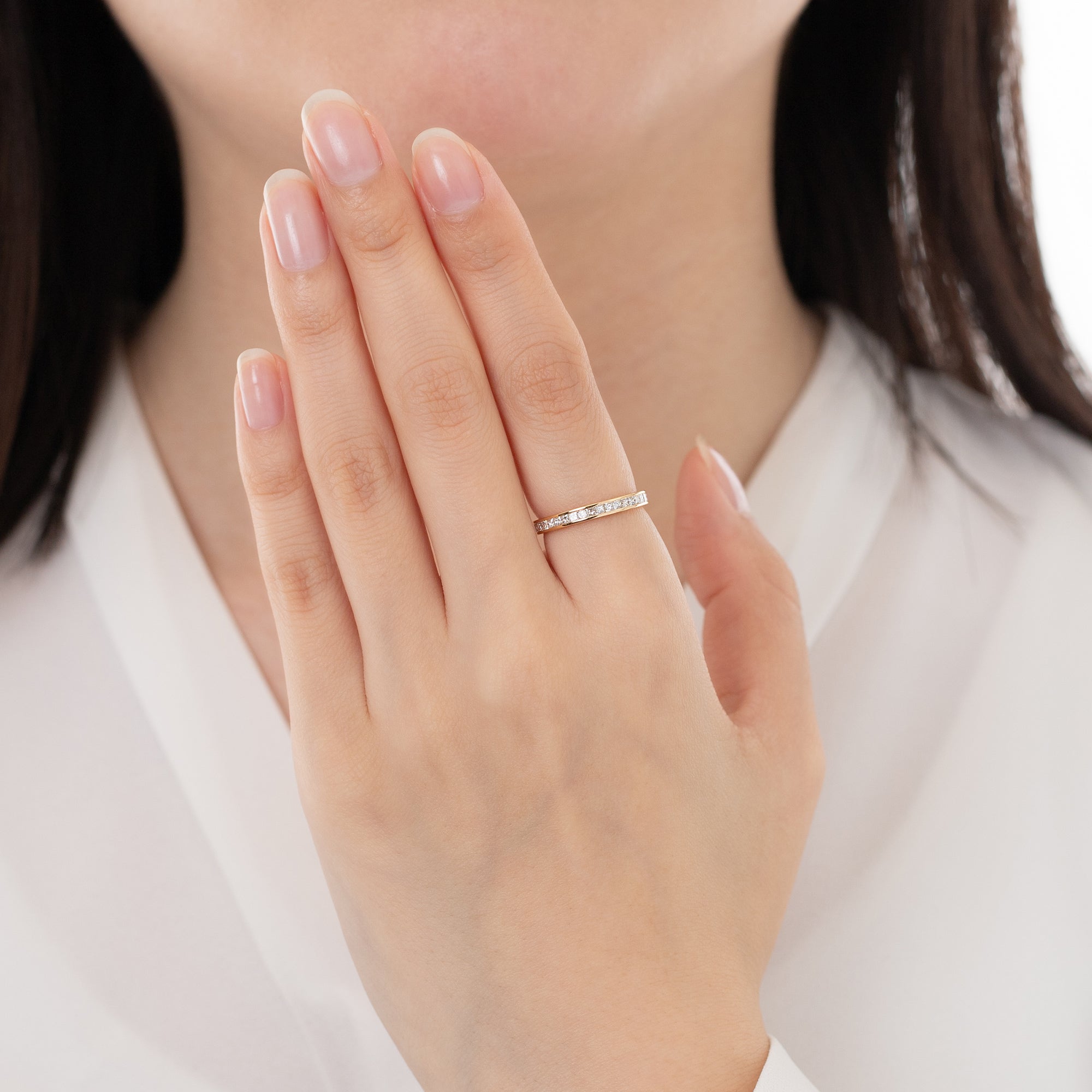 1月22日発売 K18/Pt「デセント フルエタニティ」リング