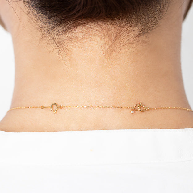 K18/Pt「アジャスターチェーンタイプA」