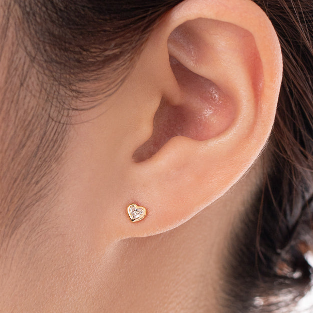 K18/Pt「0.16ctプリシラ」ピアス