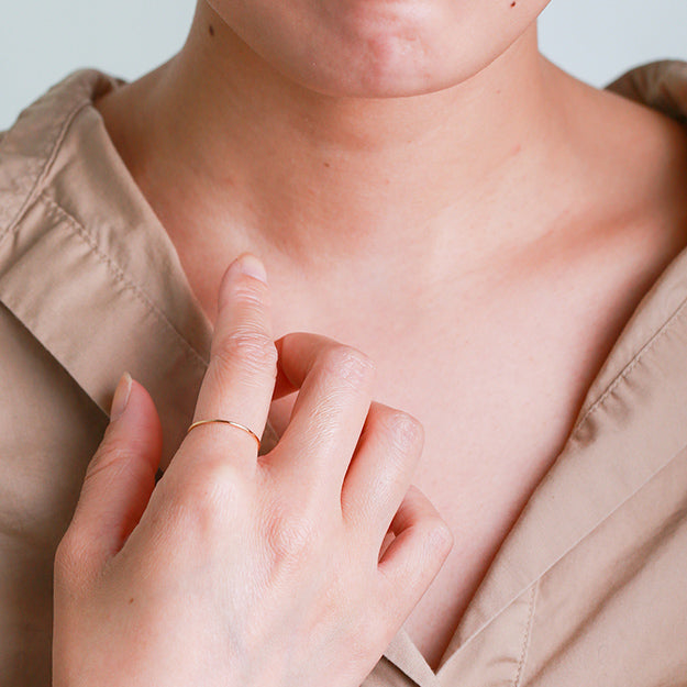 K18「ノア」リング ー ピンクゴールド