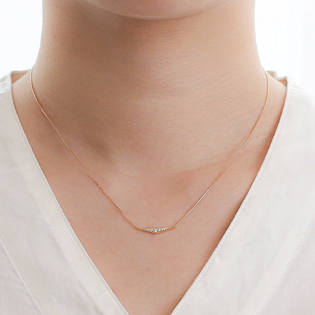 K18/Pt「アルタイル」ネックレス