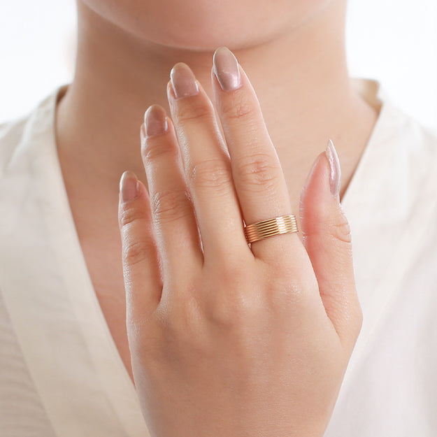 K18/Pt「ダリオール」リング