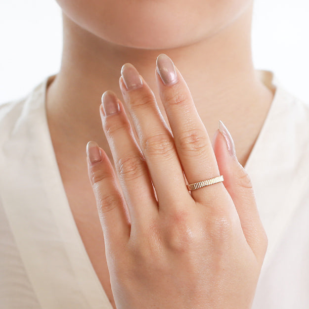 K18/Pt「シャルロット」リング