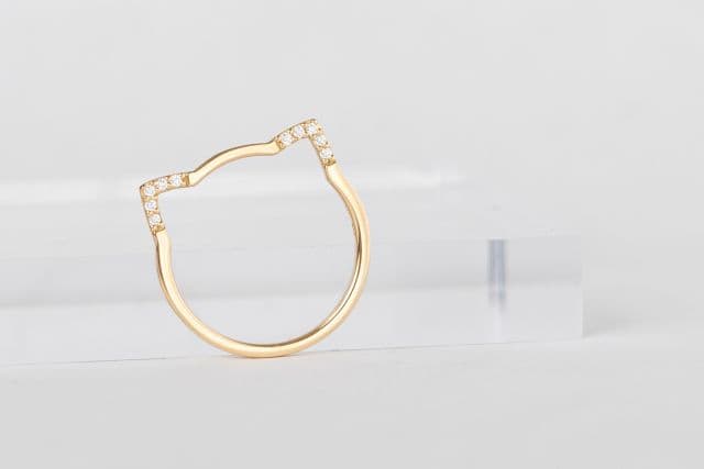 T*t様 K18 オレフィーチェ　ブルームーン　セーラ　リング K18/Pt「ブルームーン セーラ」リング｜【オレフィーチェ