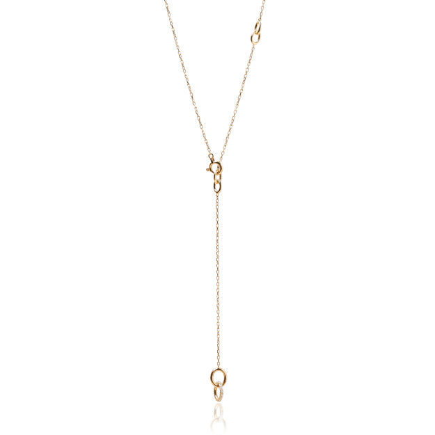 K18/Pt「フロットドロップ」ネックレス