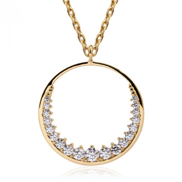 K18/Pt「ドナ」ネックレス