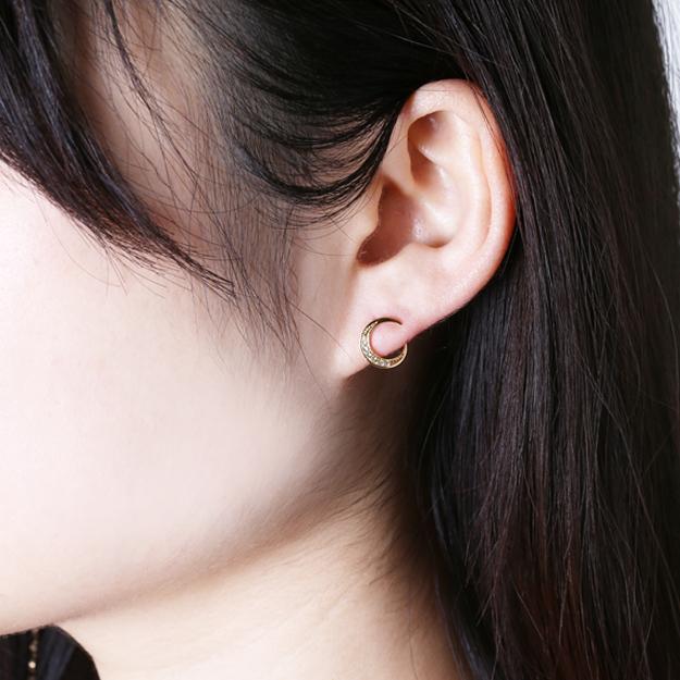 K18/Pt「ラシェル」ピアス