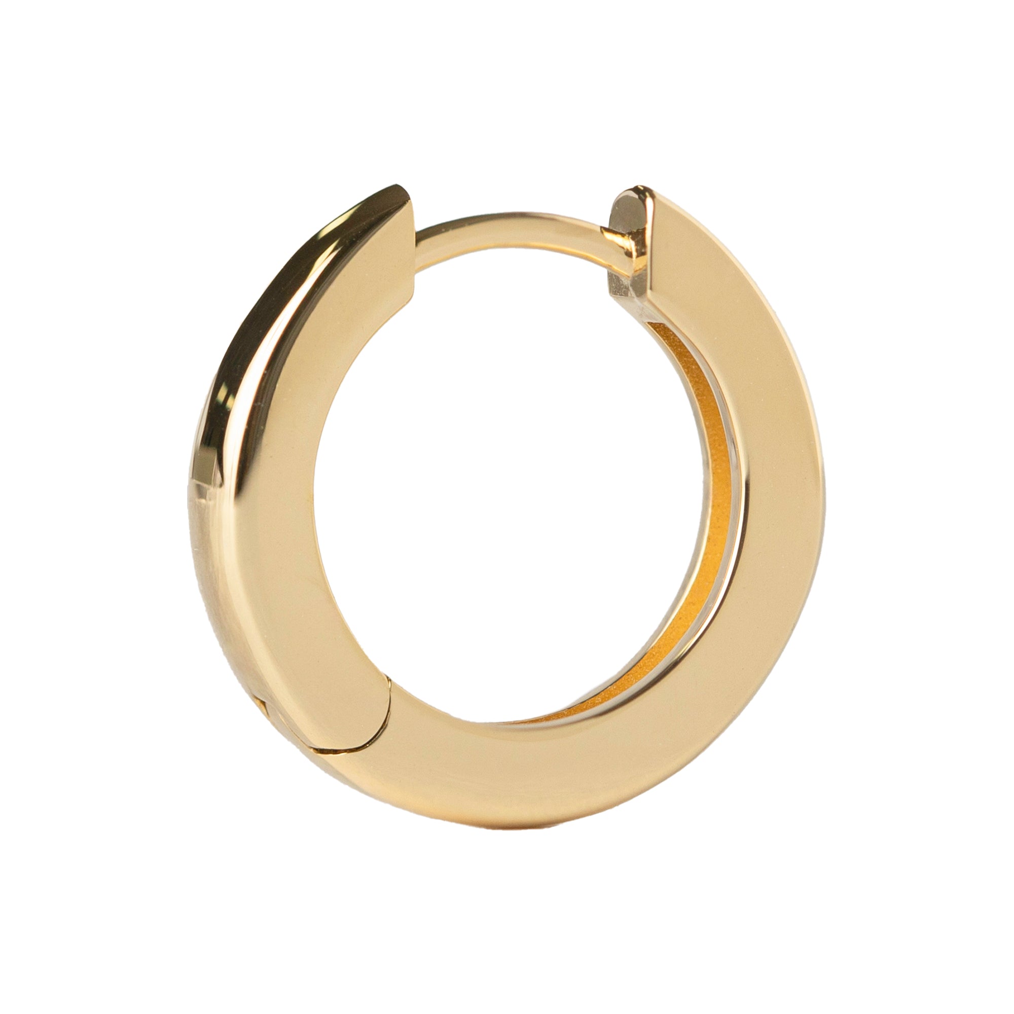 2月12日発売 K18/Pt「ミラノア フープ ミディアム」ピアス(片耳用