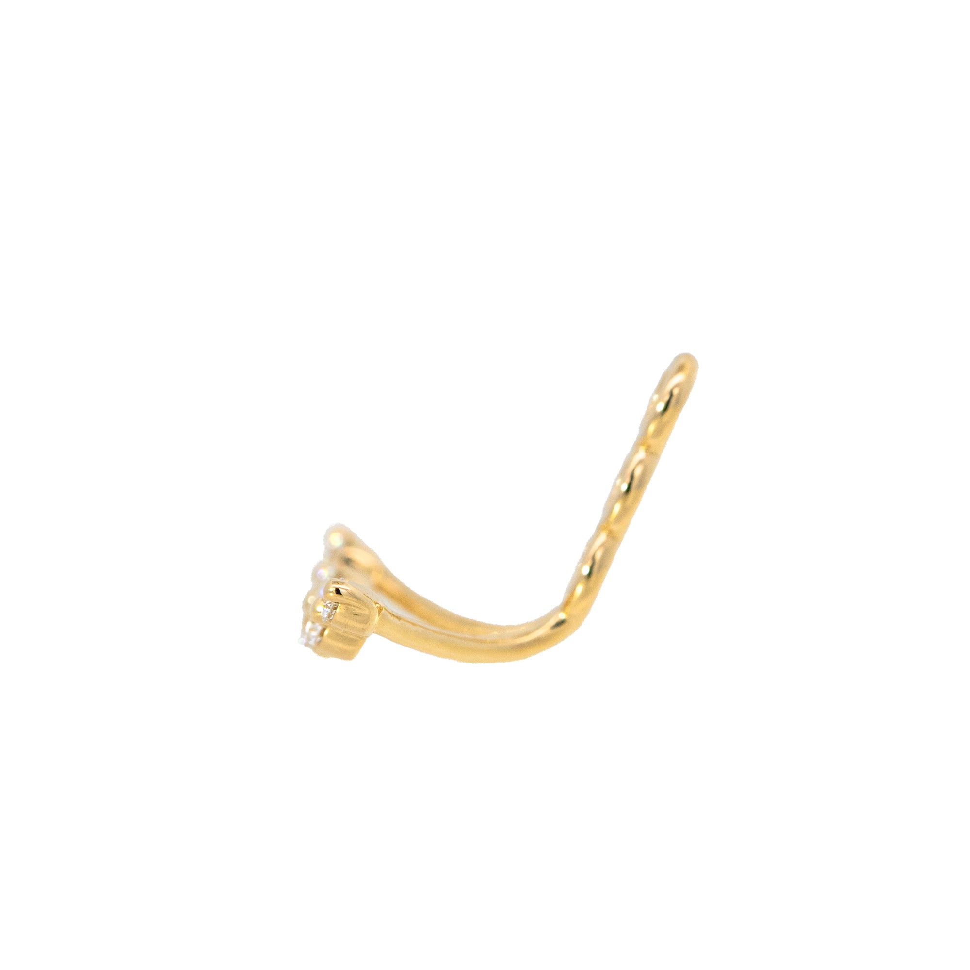 orefice K18「ルミエール」ピアス(片耳用) K18/Pt「ハニー」ピアス(片耳用)｜【オレフィーチェ】Orefice