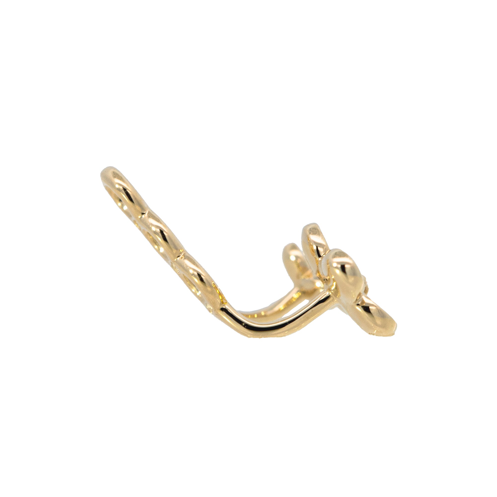 K18/Pt「フィオリア」ピアスチャーム（片耳用）｜【オレフィーチェ