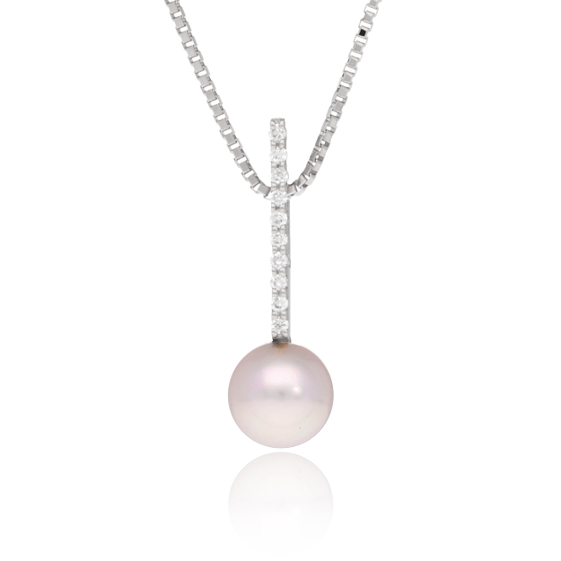 K18/Pt「アコヤパール イベリナ」ネックレス|【オレフィーチェ K18/Pt「アコヤパール イベリナ」ネックレス|【オレフィーチェ