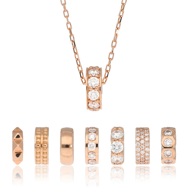 K18/Pt「エタニティ」ネックレス|【オレフィーチェ】Orefice K18/Pt「エタニティ」ネックレス|【オレフィーチェ】Orefice