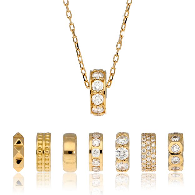 K18/Pt「エタニティ」ネックレス|【オレフィーチェ】Orefice K18/Pt「エタニティ」ネックレス|【オレフィーチェ】Orefice